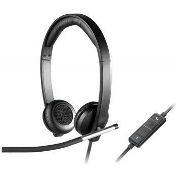 Слушалки с микрофон Logitech H650e, USB
