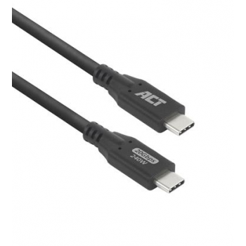 ACT Кабел USB-C - USB-C, 0.5 м / USB4, 20Gbps, 240W