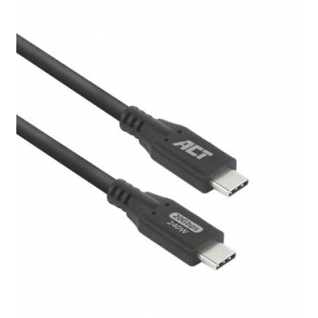 ACT Кабел USB-C - USB-C, 1 м / USB4, 20Gbps, 240W
