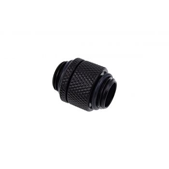 Адаптер съединител с вътрешна резба Alphacool, Въртящ се, G1/4, Черен мат