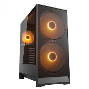 Кутия за компютър COUGAR GAMING COUGAR AIRFACE 180 PC Case, Mid Tower, Black