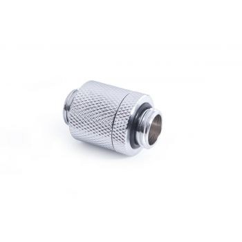 D-Plug Alphacool ES, 20mm, G1/4 AG auf G1/4 AG, Сребрист