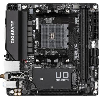 Дънна платка GIGABYTE A520I AC WIFI, Socket AM4, Mini-ITX