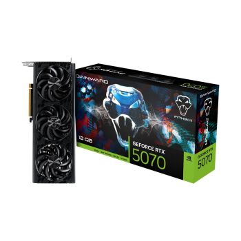 Видео карта Gainward GeForce RTX 5070 Python III OC 12GB GDDR7 192 bit, 1x HDMI 2.1b, 3x DP 2.1b, 3 ...