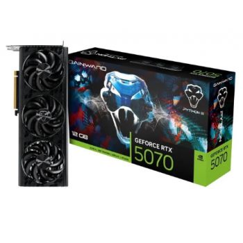 Видео карта Gainward GeForce RTX 5070 Python III 12GB GDDR7 192 bit, 1x HDMI 2.1b, 3x DP 2.1b, 3 Fan...