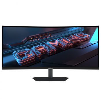 Гейминг монитор GIGABYTE GS34WQCA - 34&quot; VA 1500R Curve WQHD(3440x1440), 120Hz, 1ms, HDR Ready, FreeSync Premium
