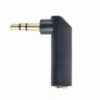 Адаптер GEMBIRD 3.5 mm stereo audio right angle adapter,  90°