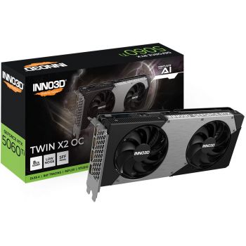 Видео карта INNO3D GEFORCE RTX 5060 Ti 8GB TWIN X2 8GB TWIN X2 OC
