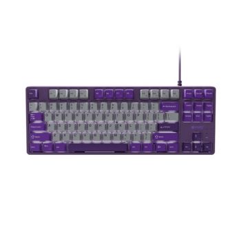 Клавиатура Fury Gaming Keyboard Kanabo K2, US layout, White backlight, Mechanical, Grey-Violet