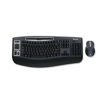 Комплект мишка и клавиатура MICROSOFT Wireless Laser Desktop 5000 USB, Intl