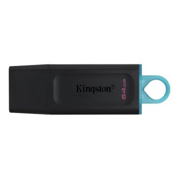 USB Флаш памет KINGSTON 64 GB, USB 3.2 Gen 1, 5 Gbps, Black/Teal