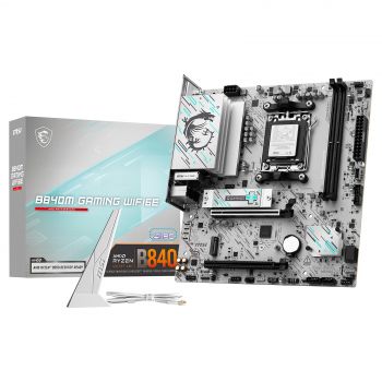 Дънна платка MSI B840M GAMING PLUS WIFI6E, mATX, Socket AM5, 4x DDR5 Dual Channel DDR5 up to 8000(OC...
