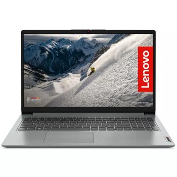 Лаптоп LENOVO IdeaPad 1 15AMN7, AMD Ryzen 3 7320U, 15.6'' FHD, 8GB DDR5, 256GB SSD, Free DOS, Cloud Grey, 82VG00SBRM