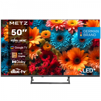 METZ Телевизор 50&quot; 50MQF7500Z UHD QLED SMART TV, 120Hz, 4K, Google TV, 126.0см