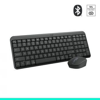 Безжичен комплект Logitech MK250 Graphite - Кирилизирана