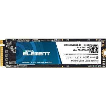 Твърд диск Mushkin SSD ELEMENT - 256 GB - M.2 2280 - PCIe 3.0 x4 NVMe