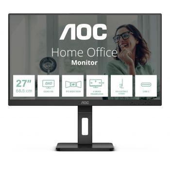 Монитор AOC Q27P3CV - 27&quot; IPS, QHD(2560x1440), 100Hz, 111% sRGB, HDMI, DisplayPort