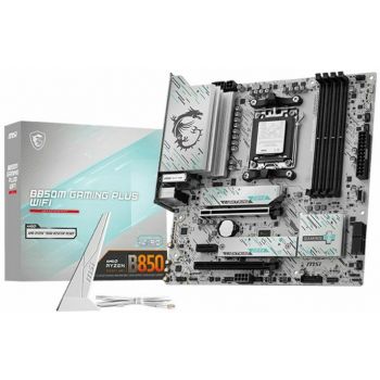 Дънна платка MSI B850M GAMING PLUS WIFI, mATX, Socket AM5, 4x DDR5 Dual Channel DDR5 up to 8200(OC)...