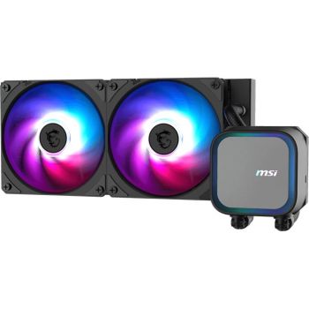Охладител MSI MAG CORELIQUID A15 240, 2x120mm Pre-installed ARGB Daisy Chain Fans, Adjustable Offset...