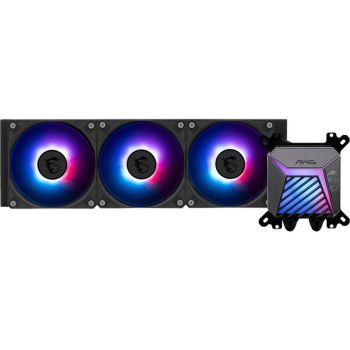 Охладител MSI MAG CORELIQUID A15 360, 3x120mm Pre-installed ARGB Daisy Chain Fans, Adjustable Offset...