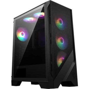 Кутия за компютър MSI MAG FORGE 120A AIRFLOW, Mid-Tower, ATX/M-ATX/ITX, 2x USB 3.2 Gen 1 Type-A, 1x ...