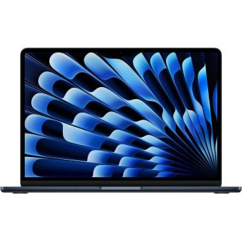Лаптоп Apple MacBook 13.6&quot;, M4 10C CPU, 10C GPU, 24GB, 512GB-ZEE, MIDNIGHT