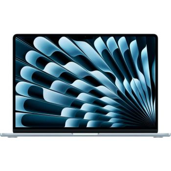 Лаптоп Apple MacBook AIR 15&quot; M4 10C CPU, 10C GPU, 16GB, 256GB-ZEE, SKY BLUE