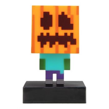 Статуетка Paladone Icons: Minecraft - Zombie Jack O Lantern Light PP15302MCF