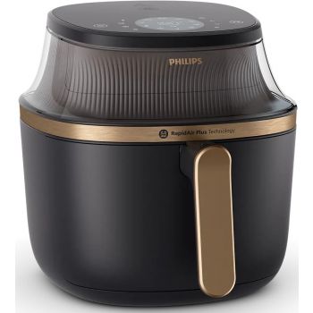Мултикукър PHILIPS Airfryer Series 3000 7.2l Rapid Plus LED Dislpay black NA342/00
