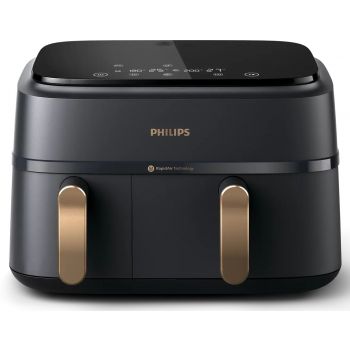 Мултикукър PHILIPS Airfryer Series 3000 Dual basket 8 Preset Menus NA352/00