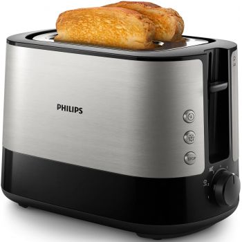 Мултикукър PHILIPS Viva Collection Toaster HD2635/90 wide slots black HD2635/90