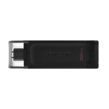USB Флаш памет KINGSTON 32 GB, USB 3.2 Gen 1, 5 Gbps, Черен