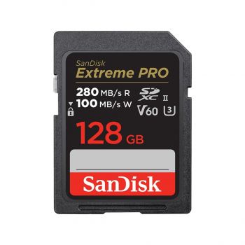 SanDisk Карта памет Extreme Pro SDXC 128GB 280MB/s &amp; 100Mb/s Class 10 UHS-II