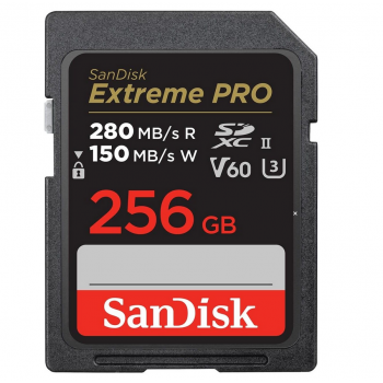 SanDisk Карта памет Extreme Pro SDXC 256GB 280MB/s &amp; 100Mb/s Class 10 UHS-II