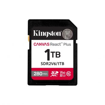 Карта памет Kingston 1TB Canvas React Plus V60 MicroSDXC