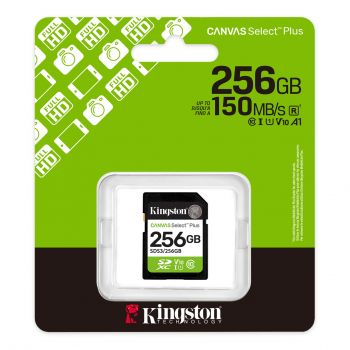 Карта памет Kingston Canvas Select Plus SD 256GB