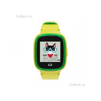 Детски смарт часовник CANYON kids watch Sunny KW-48 Video 4G GPS Games&Music Green