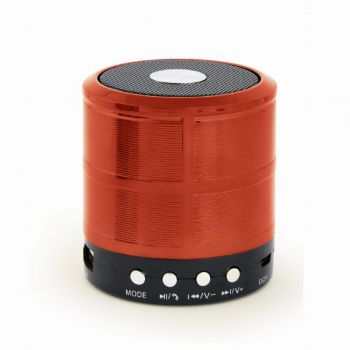 Тонколона GEMBIRD SPK-BT-08-R Bluetooth speaker, червена