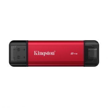 Флаш памет Kingston Dual USB-A/C Portable SSD 2TB - Black/Red