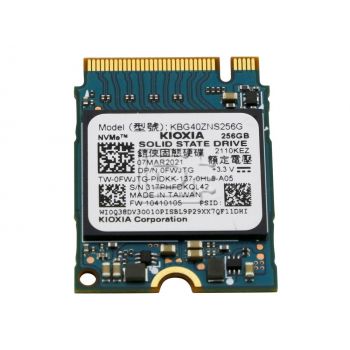 Твърд диск SSD Диск 256GB Toshiba PCIe3x4, NVMe M.2 2230 TLC, read-write: up to 1400MBs
