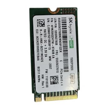 Твърд диск SSD Hynix PCI-E, формат 2242, HFM256GDHTNI, BC511, 256GB, NVME, PCIe 3.0