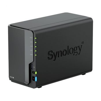 Мрежов сторидж Synology DS225+, за 2 диска, Intel Celeron J4125 , 2GB DDR4 SODIMM