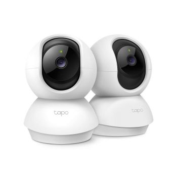 Охранителна WiFi камера TP-Link Tapo C210P2, 360&deg;, Pan/Tilt - 2бр