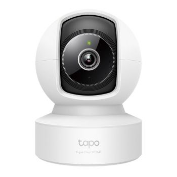 Домашна охранителна WiFi камера TP-Link Tapo C232, 3K 5Mp  с AI, Pan/Tilt, LAN, WiFi,SDmicro, нощно виждане