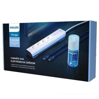 Аксесоар за телевизор Philips Tv Set Surge + Hdmi Cleaning Spray TVSET01/58