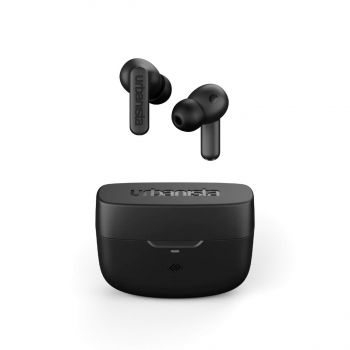 URBANISTA ATLANTA Bluetooth earphones black 34 hours total playtime Hybrid active noise cancelling T...