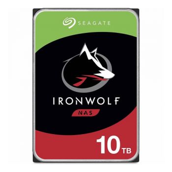 Bundle SEAGATE Ironwolf NAS HDD 10TB 7200rpm 6Gb/s SATA 256MB cache 8.9cm 3.5inch 24x7 CMR for NAS a...