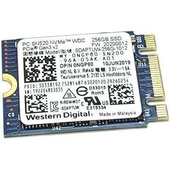 Твърд диск Western Digital NVMe M.2 2230 256GB SSD PC SN520 SDAPTUW-256G-1012 0NGP80 NGP80 