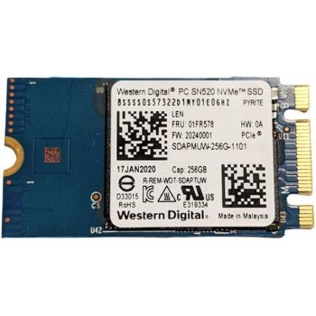 Твърд диск Western Digital SSD M.2 NVMe PCIe 256GB 2242 SN520 Bulk