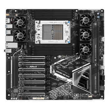 Дънна платка ASROCK WRX90 WS EVO, Socket sTR5, ATX, 8xDDR5